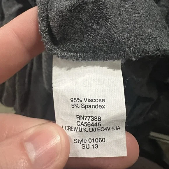 Madewell Long Dress Size Medium Gray Soft Thin With Slit Viscose Spandex - Picture 3 of 4